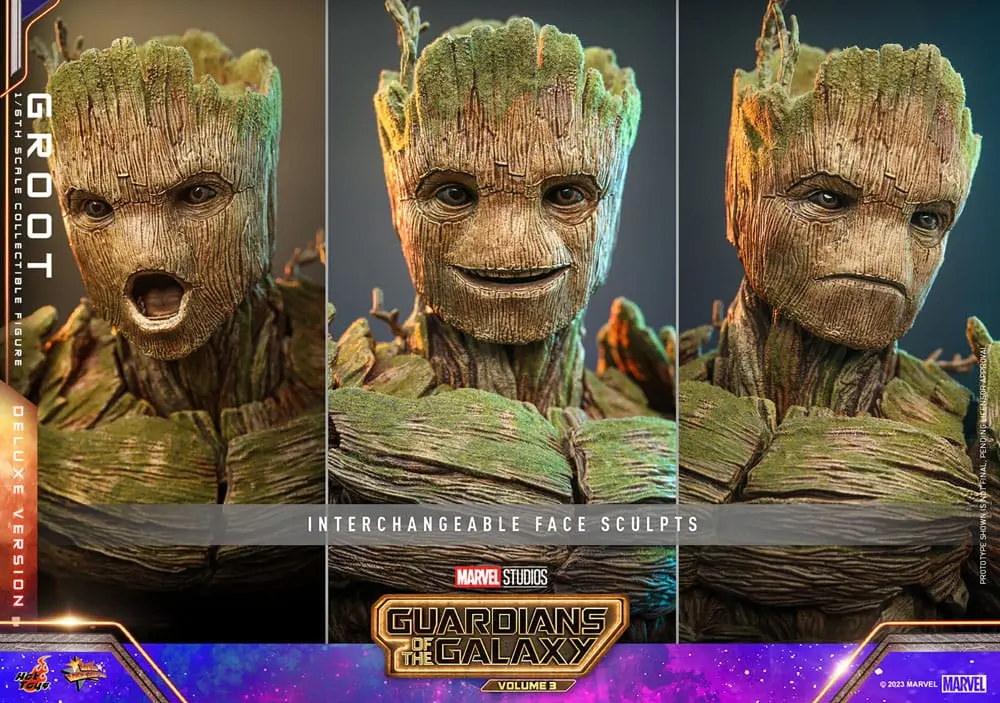 Guardians of the Galaxy Vol. 3 Movie Masterpiece akčná figúrka 1/6 Groot (Deluxe Version) 32 cm termékfotó