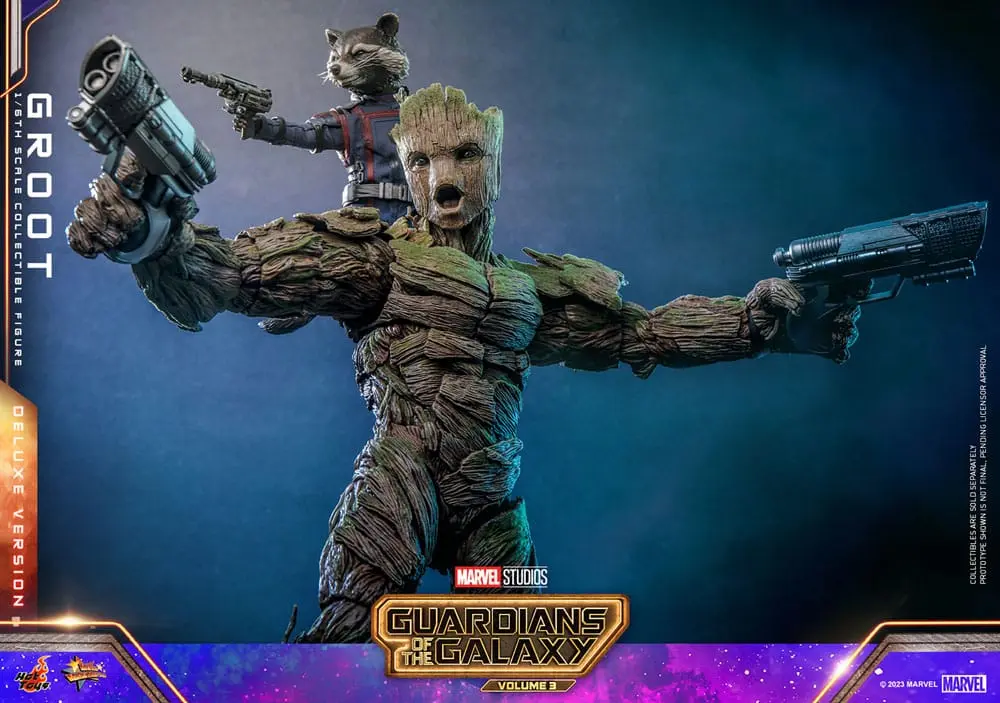 Guardians of the Galaxy Vol. 3 Movie Masterpiece akčná figúrka 1/6 Groot (Deluxe Version) 32 cm termékfotó