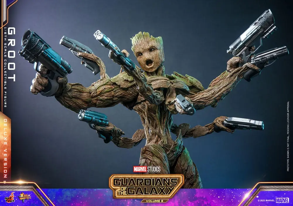 Guardians of the Galaxy Vol. 3 Movie Masterpiece akčná figúrka 1/6 Groot (Deluxe Version) 32 cm termékfotó