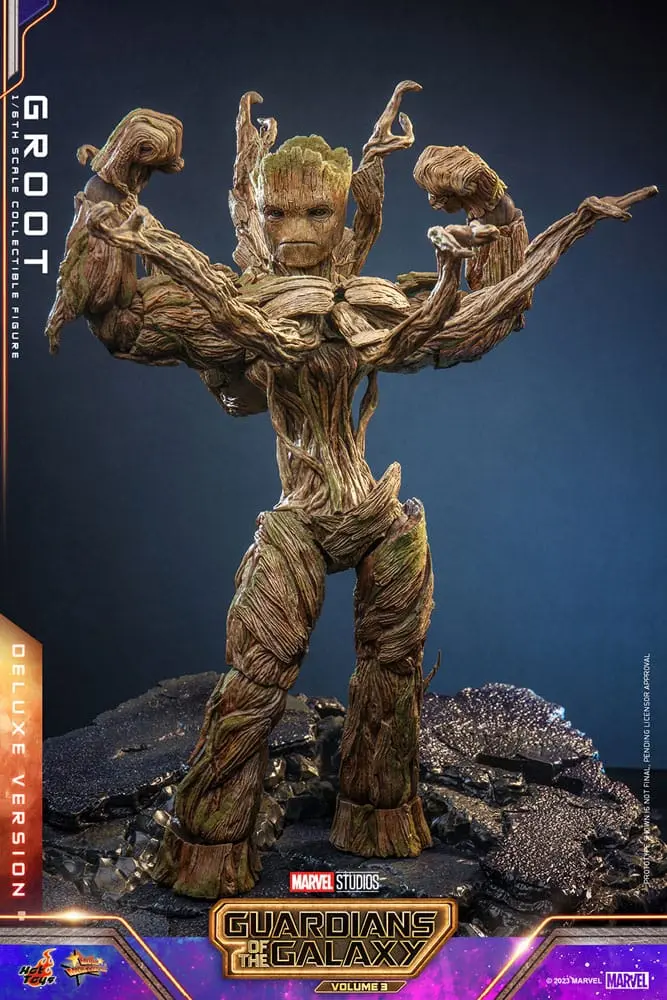 Guardians of the Galaxy Vol. 3 Movie Masterpiece akčná figúrka 1/6 Groot (Deluxe Version) 32 cm termékfotó