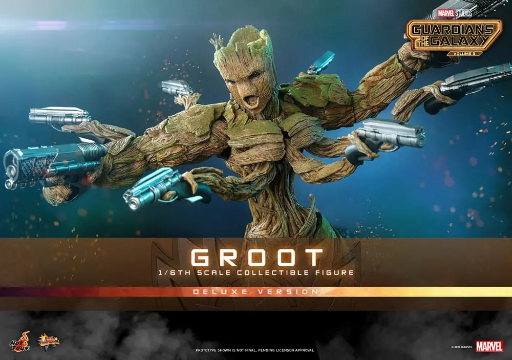 Guardians of the Galaxy Vol. 3 Movie Masterpiece akčná figúrka 1/6 Groot (Deluxe Version) 32 cm termékfotó