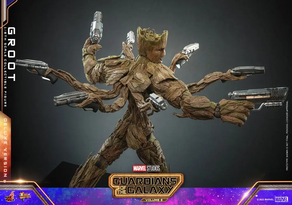 Guardians of the Galaxy Vol. 3 Movie Masterpiece akčná figúrka 1/6 Groot (Deluxe Version) 32 cm termékfotó