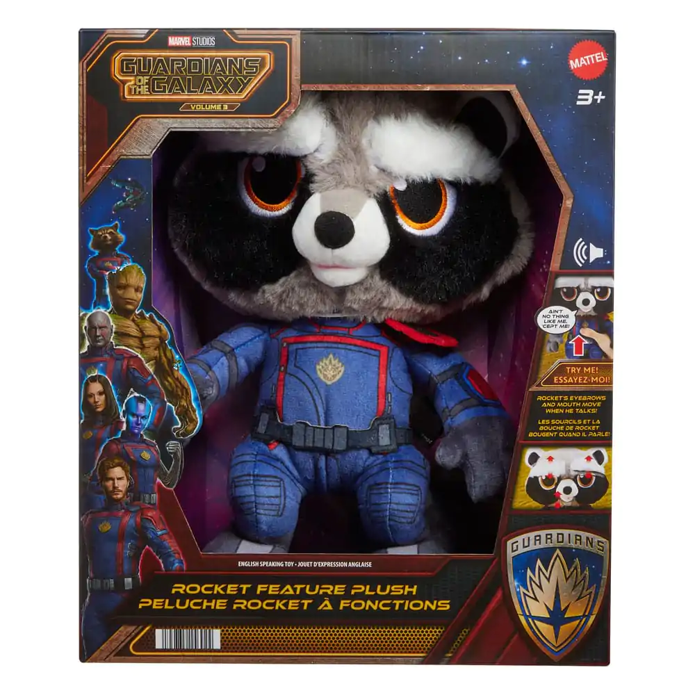 Guardians of the Galaxy Vol. 3 Electronic Plyšová Figúrka Rocket Raccoon 28 cm *German Version* produktová fotografia