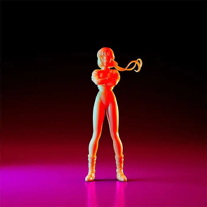 Gunbuster Plastic Model Kit PLAMAX MF-80 minimum factory Noriko Takaya with Gunbuster: Character Color Ver. 12 cm produktová fotografia