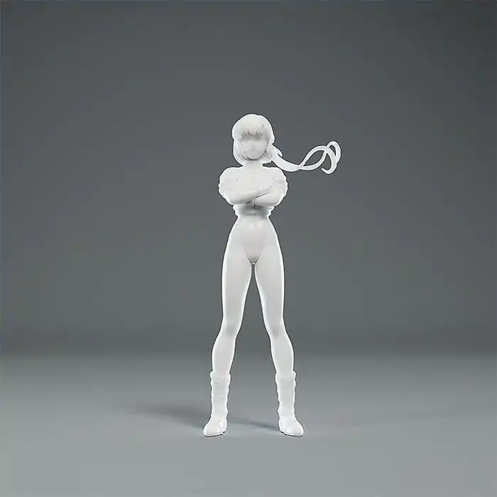 Gunbuster Plastic Model Kit PLAMAX MF-81: minimum factory Noriko Takaya with Gunbuster: Effect Color Ver. 12 cm produktová fotografia