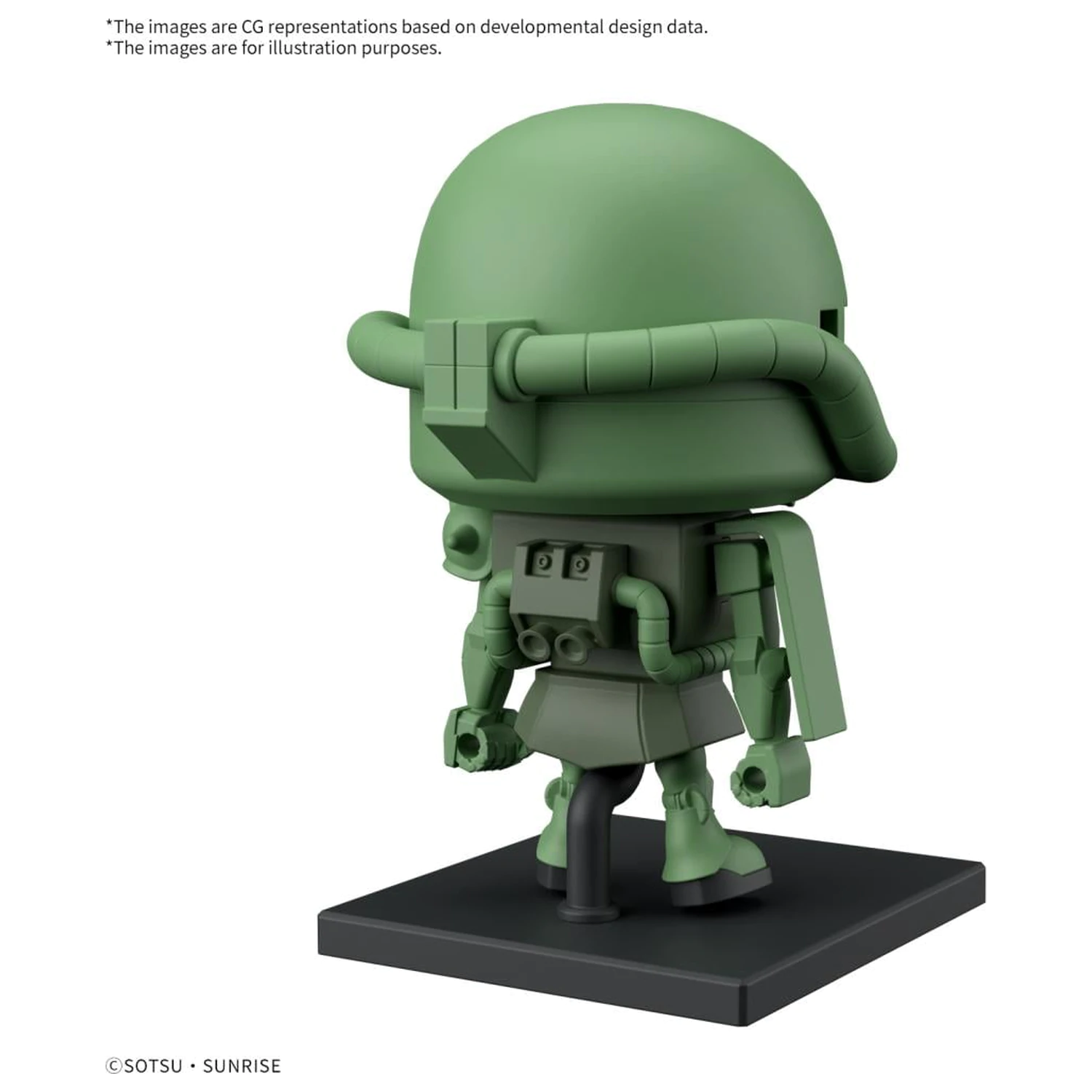 Gundam 1/1 Zakupla-Kun DX Set (s liatkom) Modelová stavebnica produktová fotografia