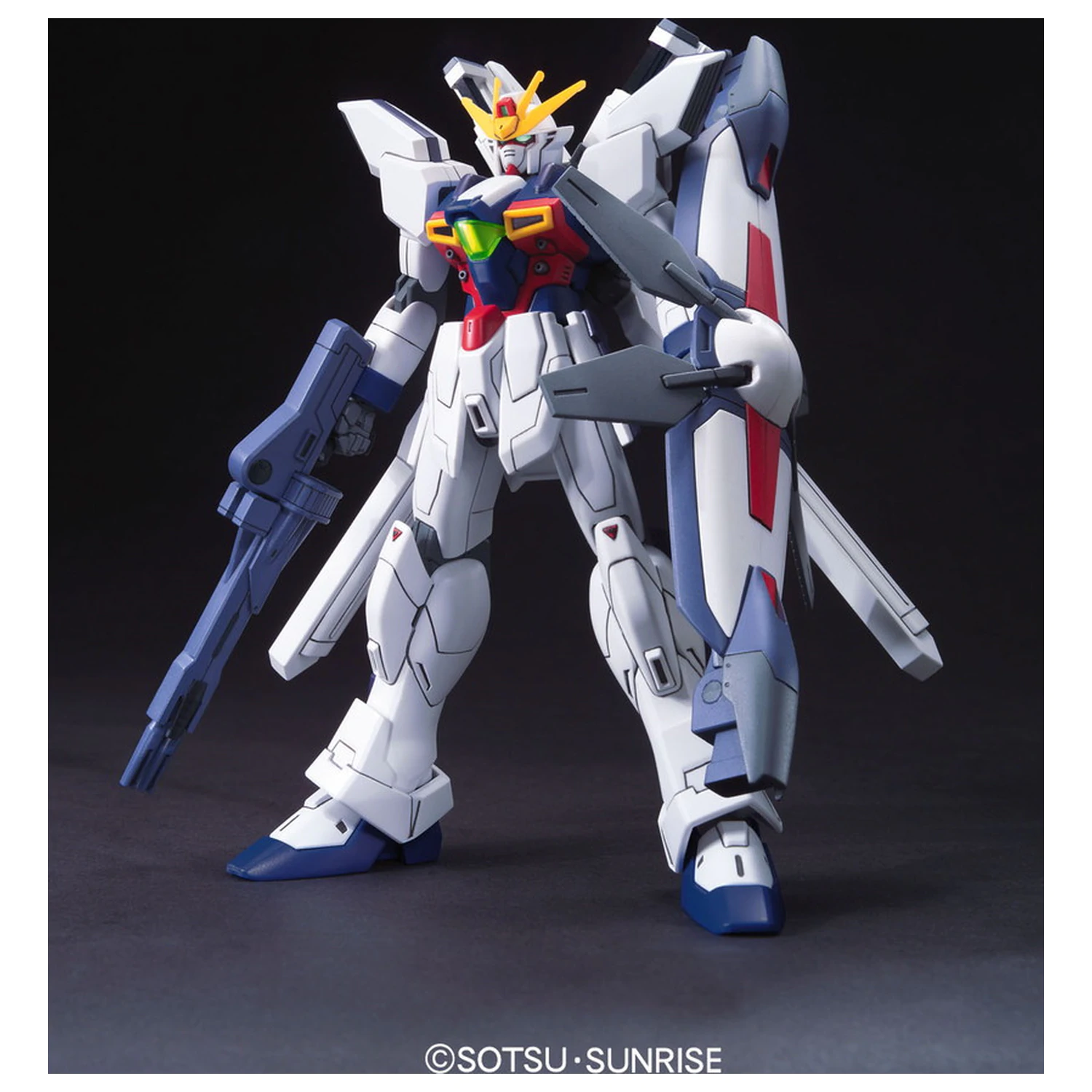 Gundam 1/144 HGUC Gundam X D.V. model stavebnica produktová fotografia