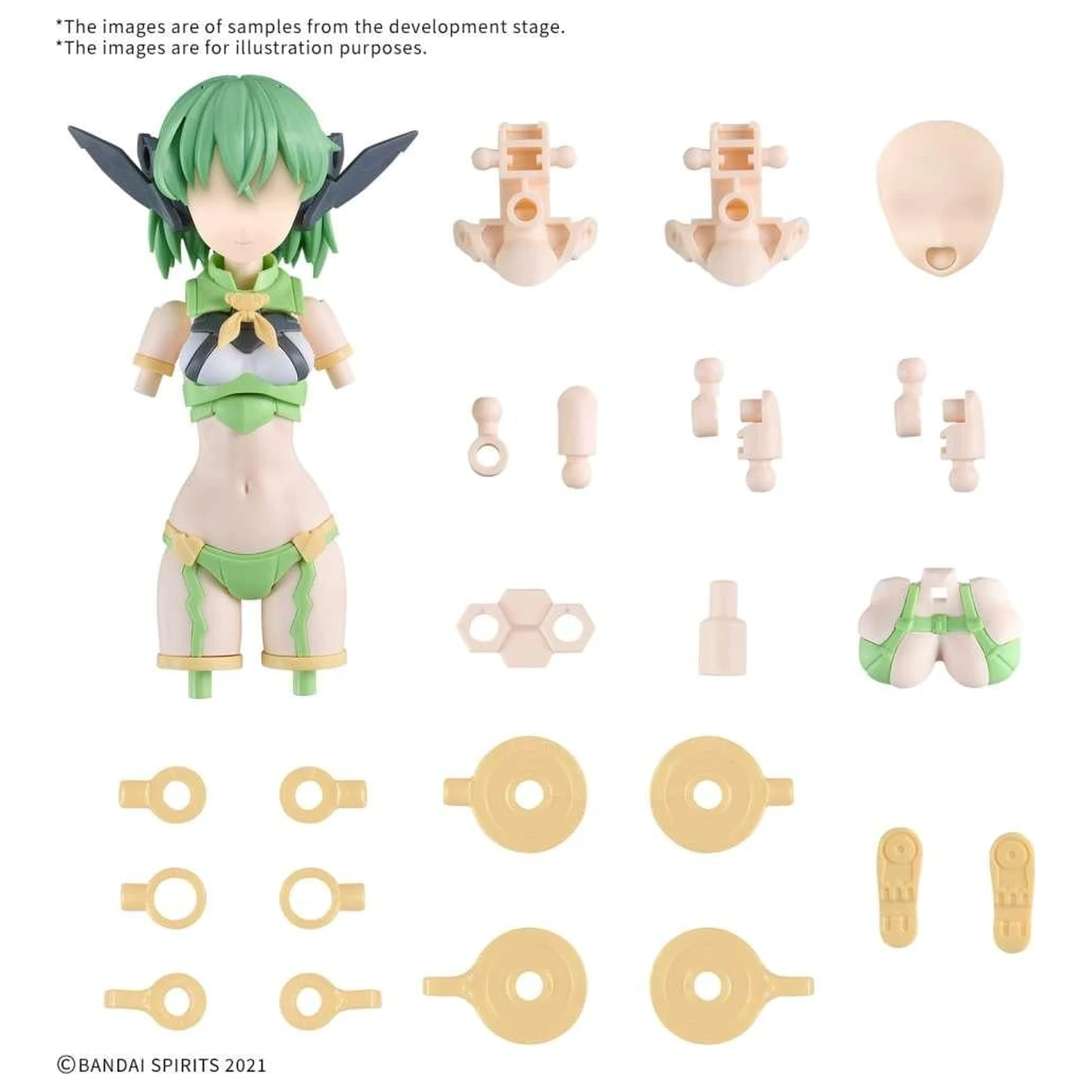 Gundam 30MS Option Parts Set 16 Stavebnica modelu produktová fotografia
