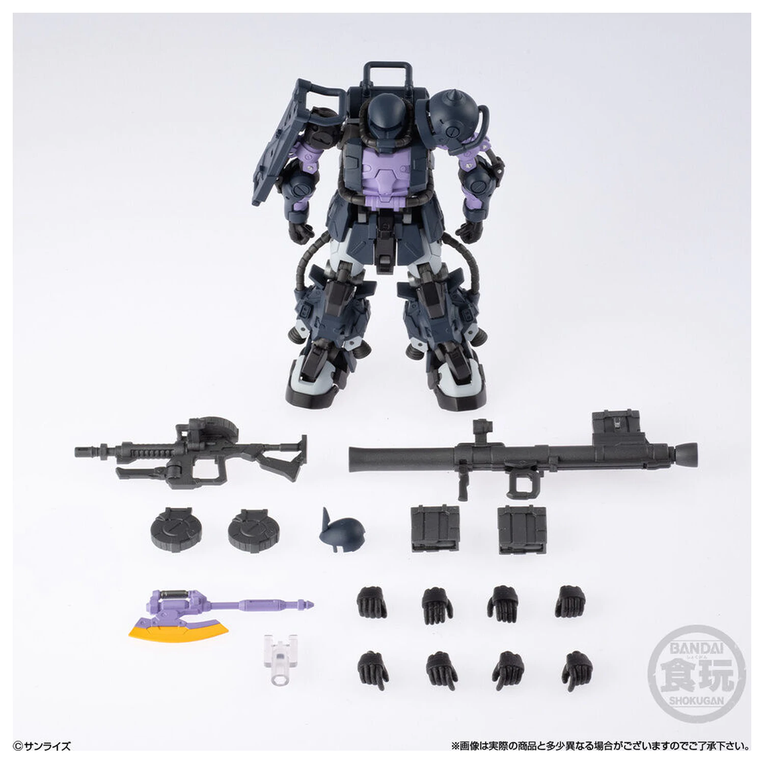 Gundam Artifact PRO High Mobility Zaku II Black Tri-Stars Specification figúrka 10 cm produktová fotografia