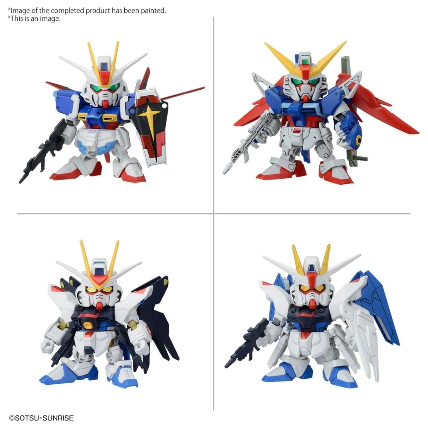GUNDAM BB Senshi CE Battle of Destiny Set Model Súprava produktová fotografia