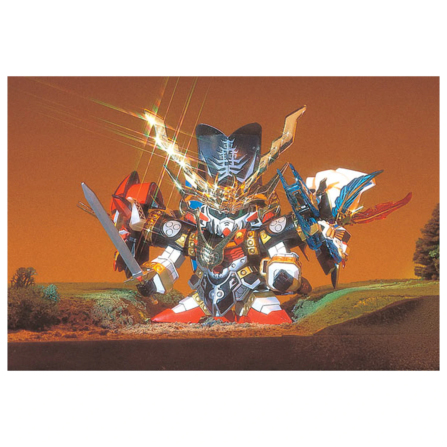 Gundam BB110 Gouten Gundam model kit produktová fotografia