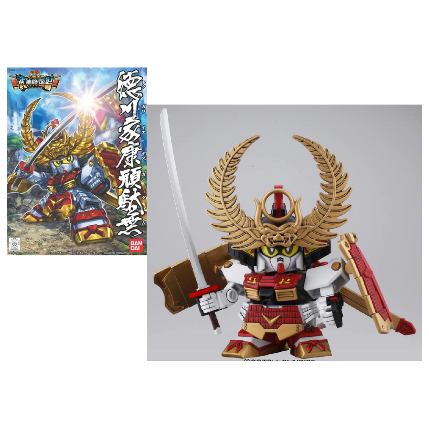 Gundam BB355 Tokugawa Ieyasu Gundam modelársky kit produktová fotografia