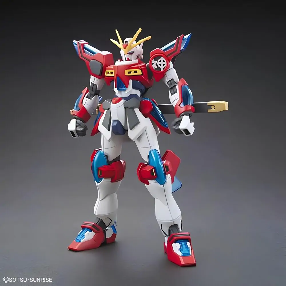 Gundam Build Fighters Try Kamiki Burning Gundam figúrka produktová fotografia