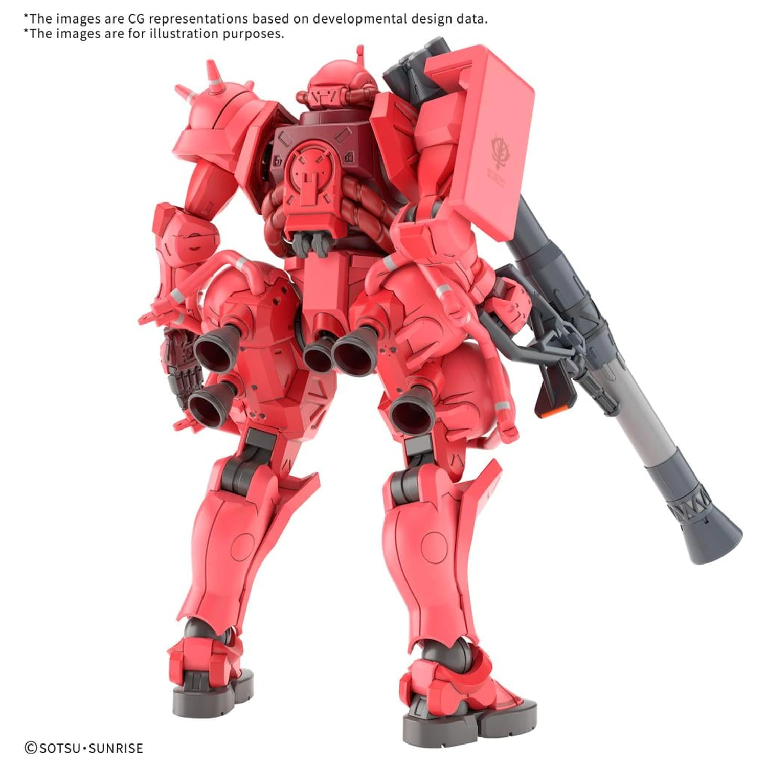 GUNDAM HG 1/144 Char's Zaku (GQ) Modelársky kit produktová fotografia