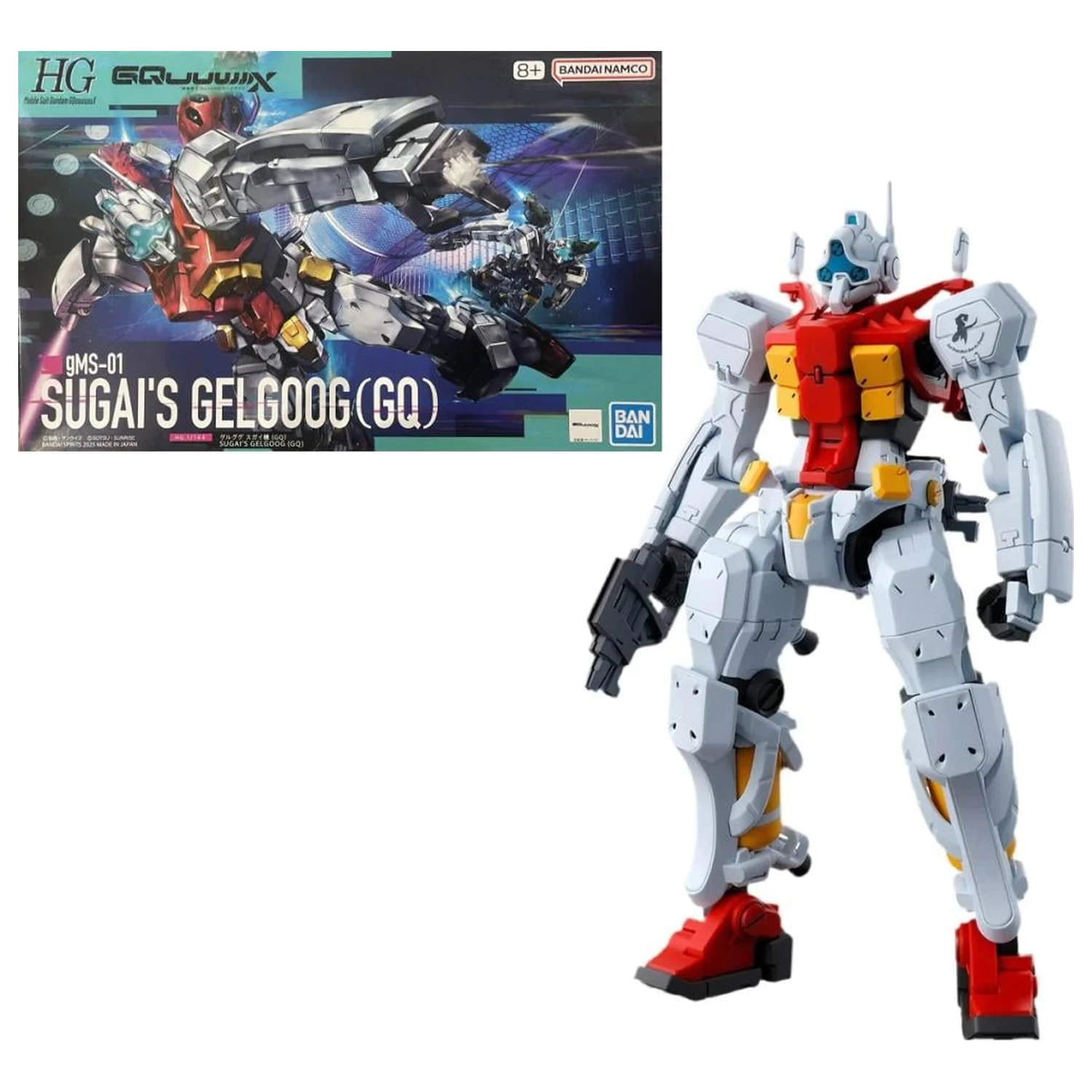 GUNDAM HG 1/144 GQuuuuuuX Sugai's Gelgoog (GQ) Modelársky kit produktová fotografia