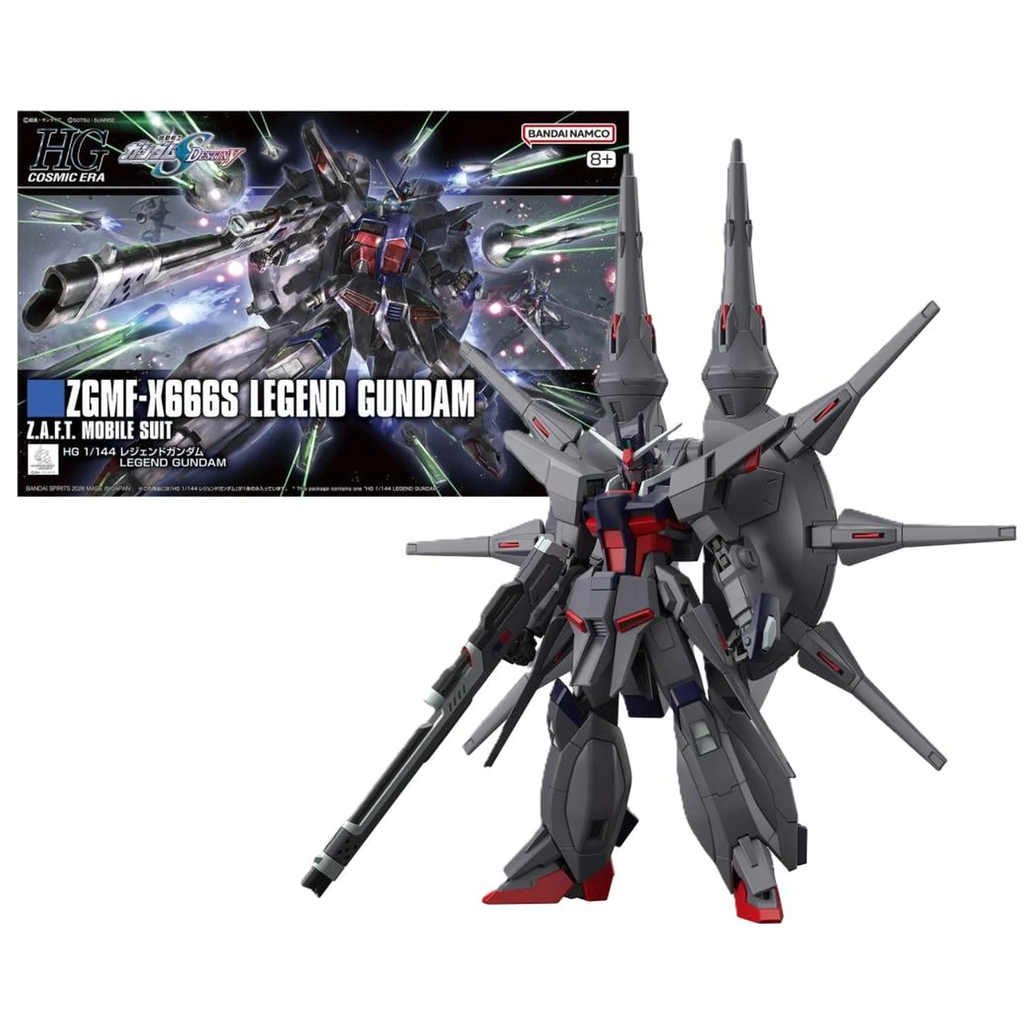 Gundam HG 1/144 Legend Gundam modelársky kit produktová fotografia