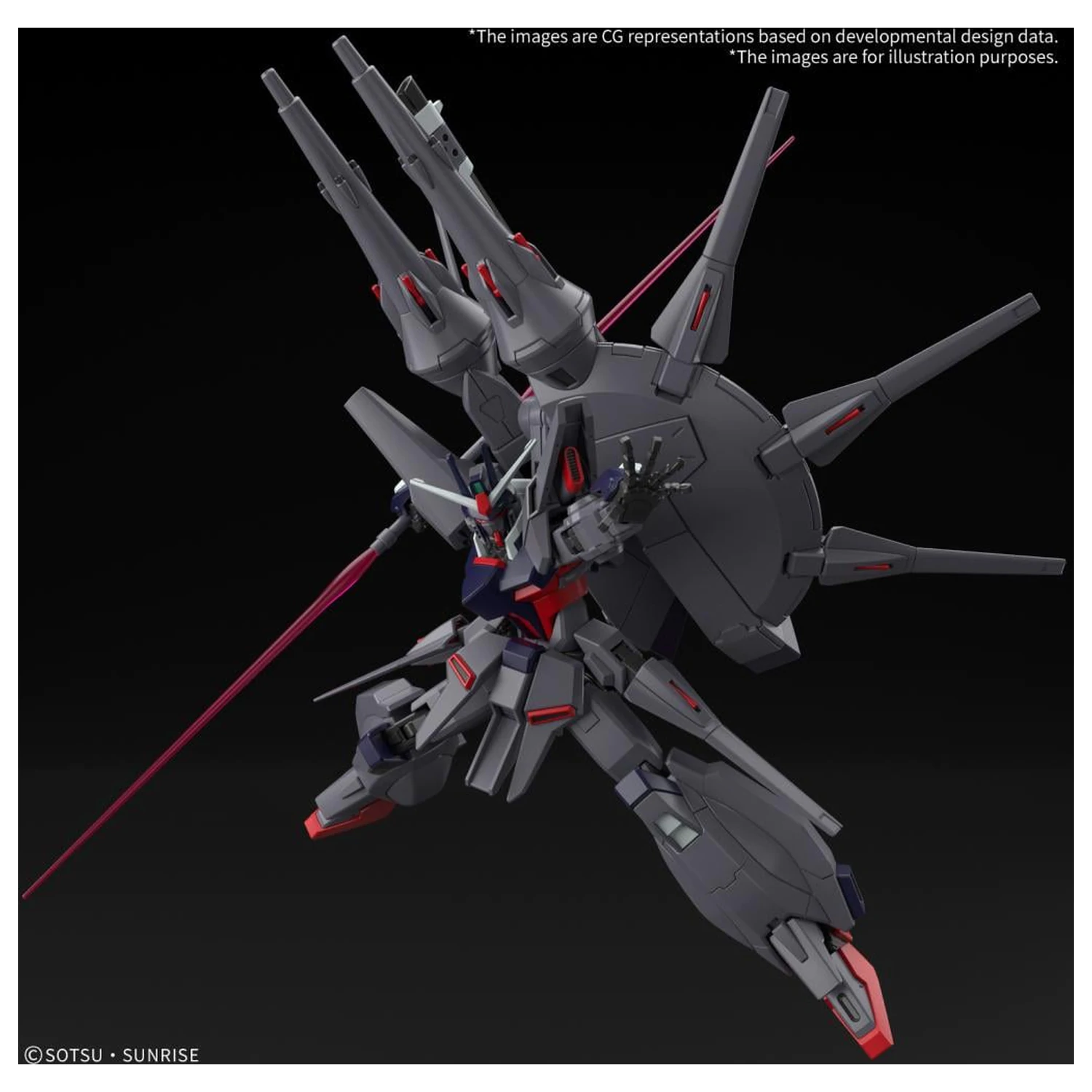 Gundam HG 1/144 Legend Gundam modelársky kit produktová fotografia