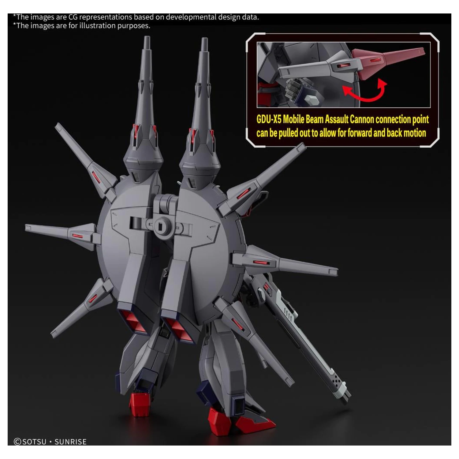 Gundam HG 1/144 Legend Gundam modelársky kit produktová fotografia
