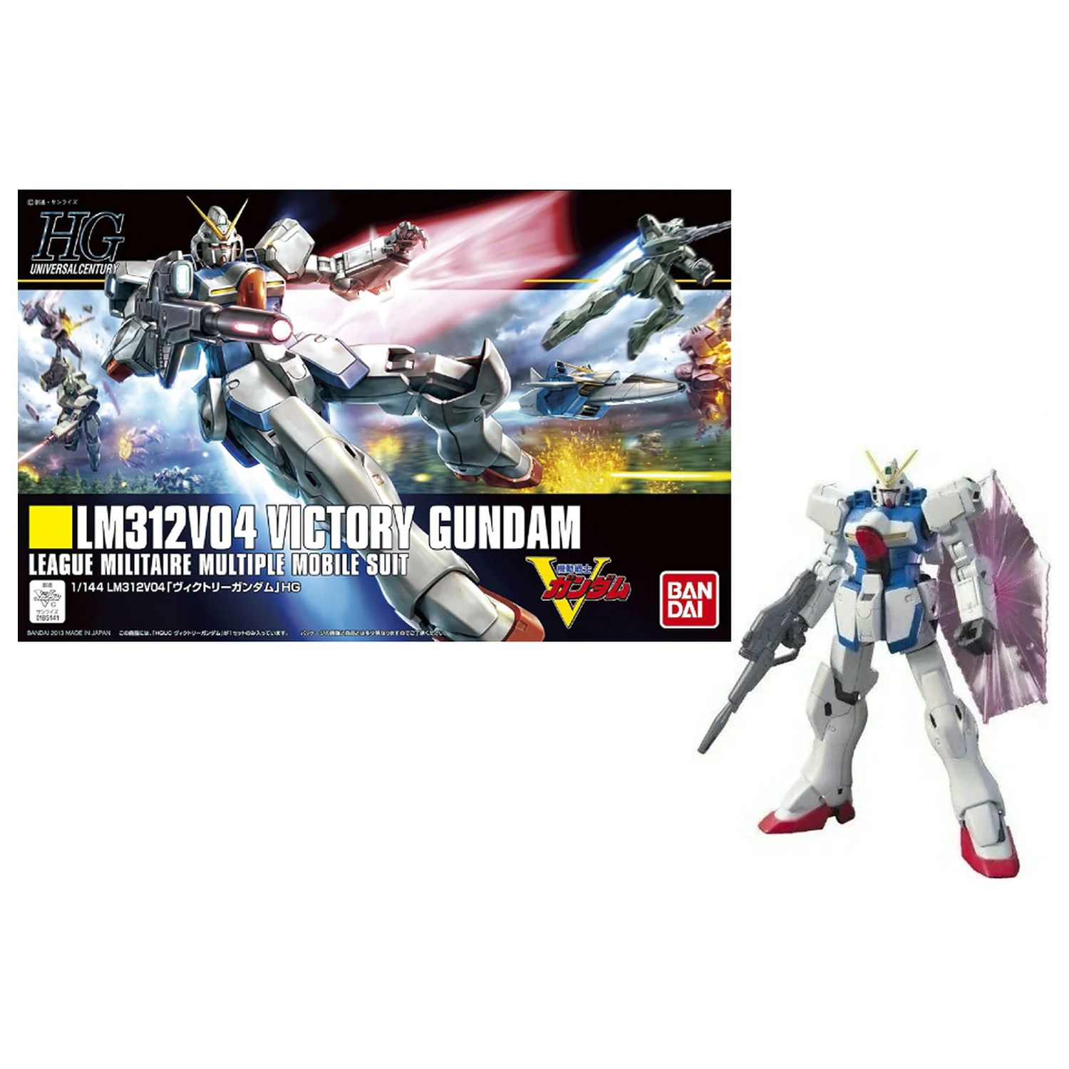 Gundam HG 1/144 LM312V04 Victory Gundam Súprava modelov produktová fotografia