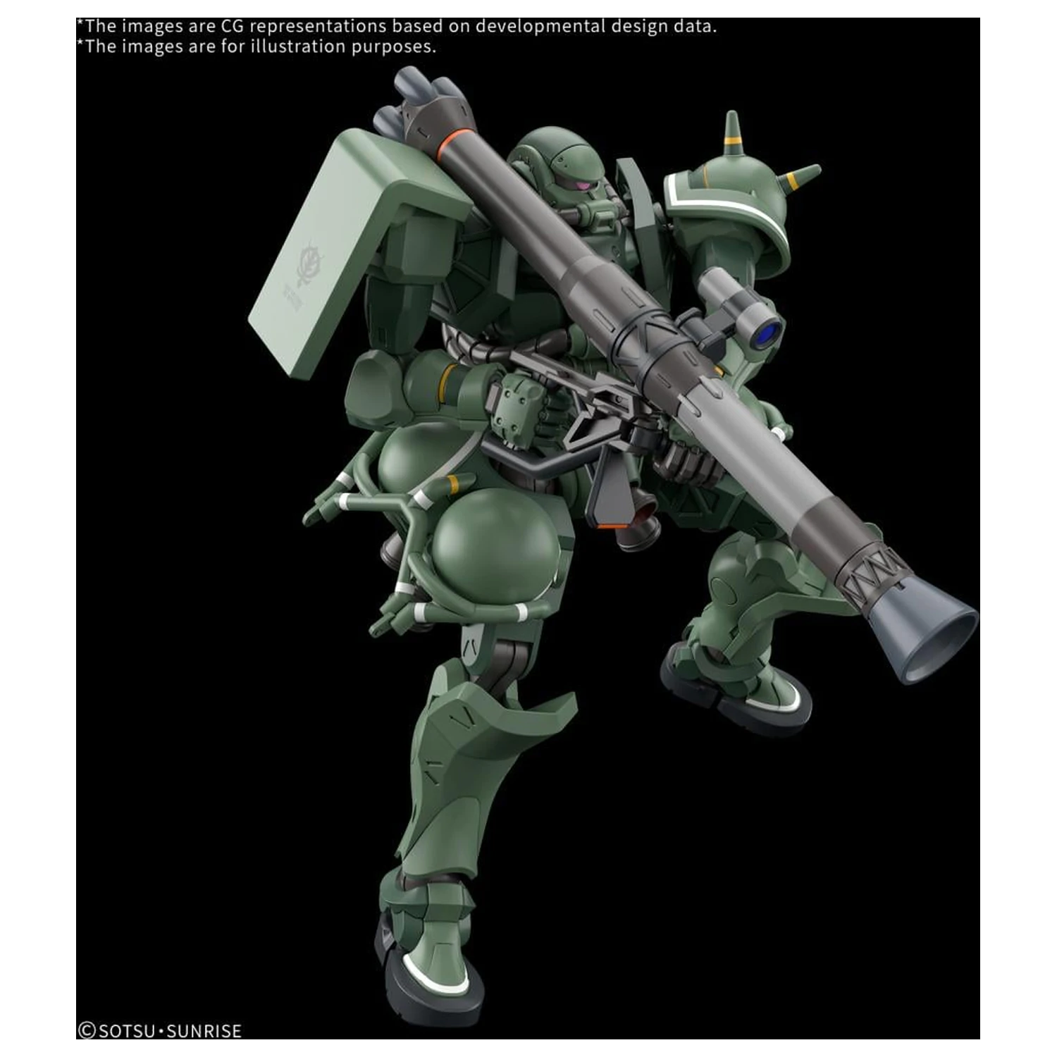 GUNDAM HG 1/144 Zaku (GQ) Model súprava produktová fotografia