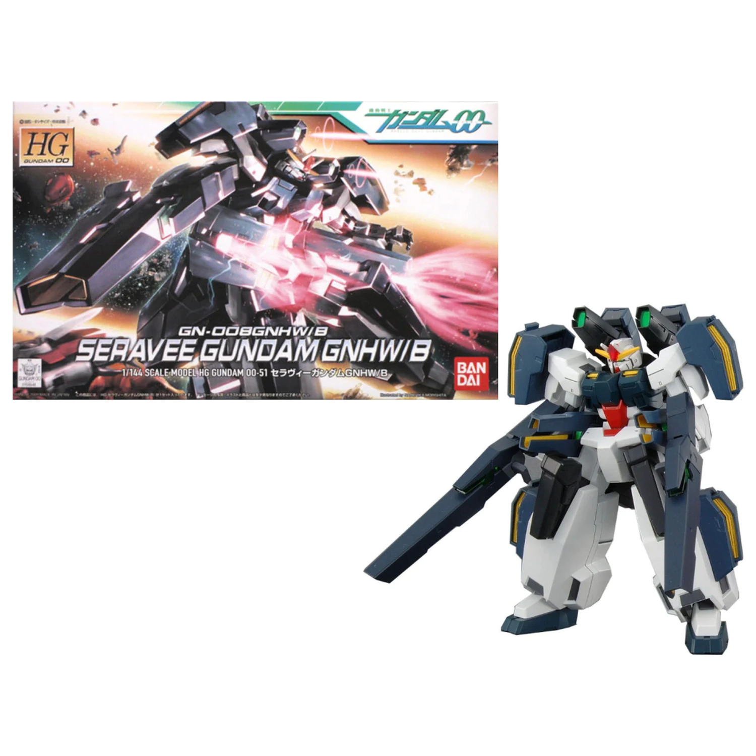 Gundam HG 1/44 Seravee Gundam GNHW/B model stavebnica 13 cm produktová fotografia