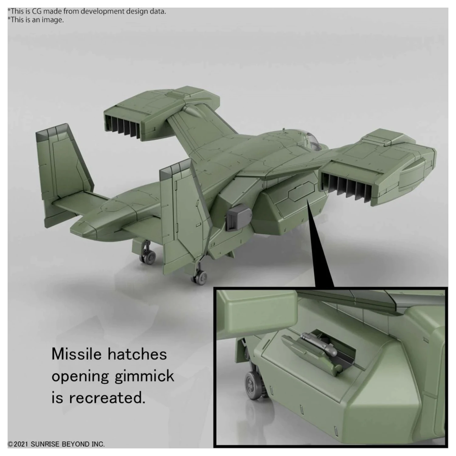 Gundam HG 1/72 V-33 Stork Carrier Model Kit produktová fotografia
