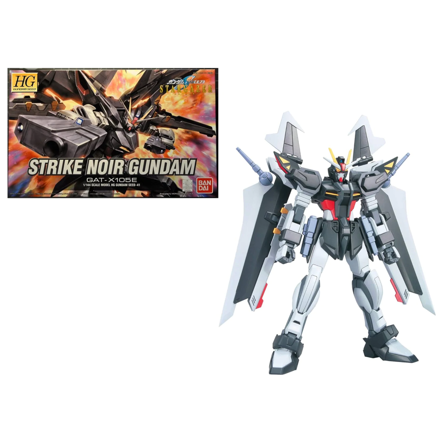 GUNDAM HG Strike Noir Gundam 1/144 model stavebnica produktová fotografia