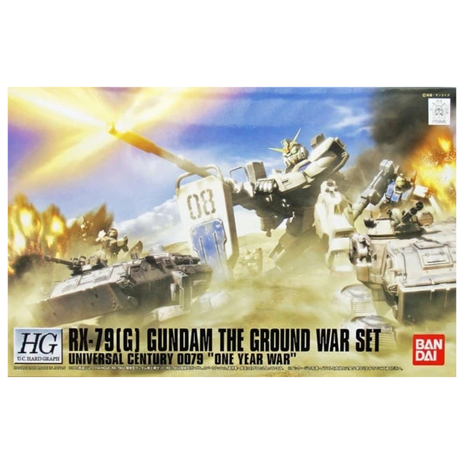Gundam HGUC 1/144 RX-79(G) Gundam Súprava Pozemnej Vojny produktová fotografia