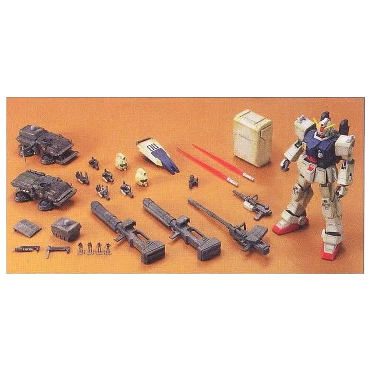 Gundam HGUC 1/144 RX-79(G) Gundam Súprava Pozemnej Vojny produktová fotografia