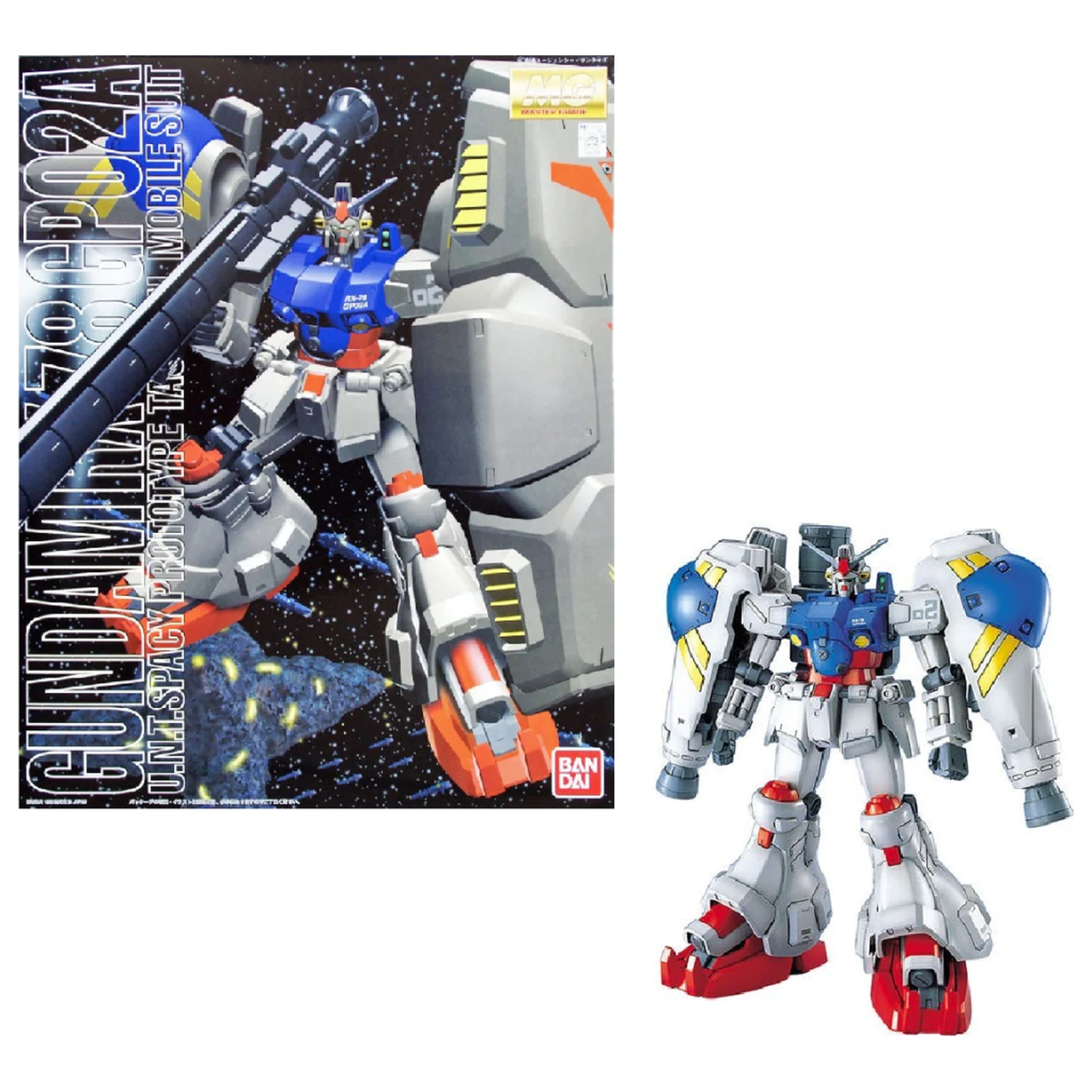 GUNDAM Model Kit Master Grade Gundam GP-02A 18 cm produktová fotografia