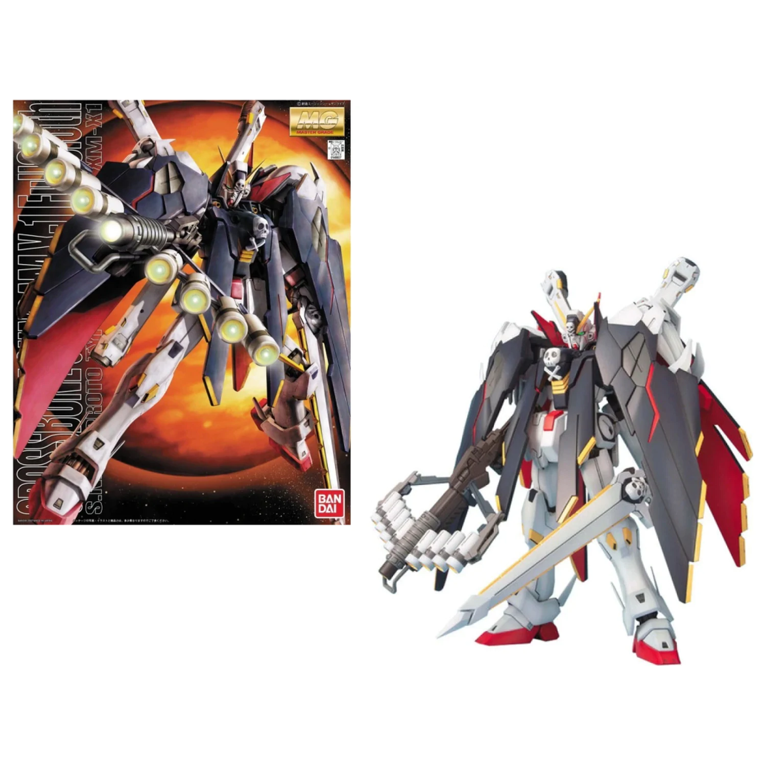 GUNDAM MG 1/100 Crossbone Full Cloth Gundam model súprava produktová fotografia