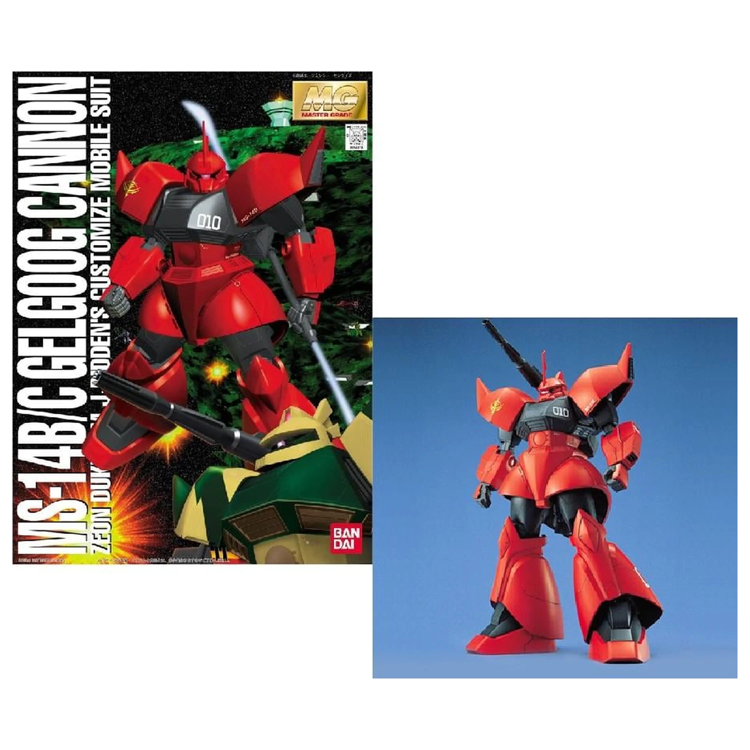 Gundam MG 1/100 Gelgoog Cannon model stavebnice produktová fotografia