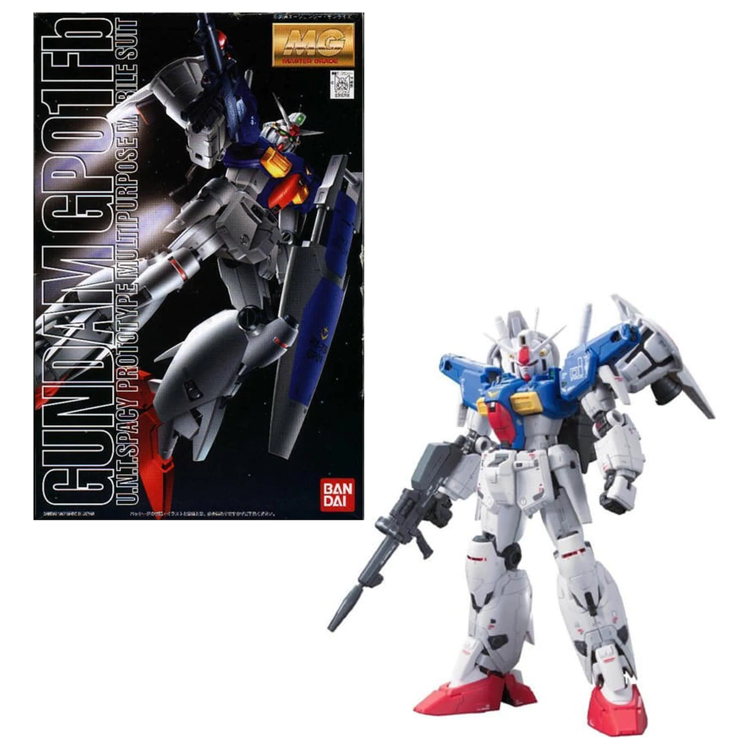 GUNDAM MG 1/100 Gundam GP01-Fb modelová stavebnica produktová fotografia