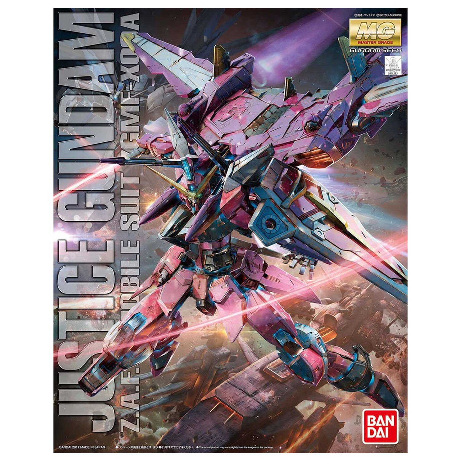 Modelová súprava MG 1/100 Justice Gundam produktová fotografia