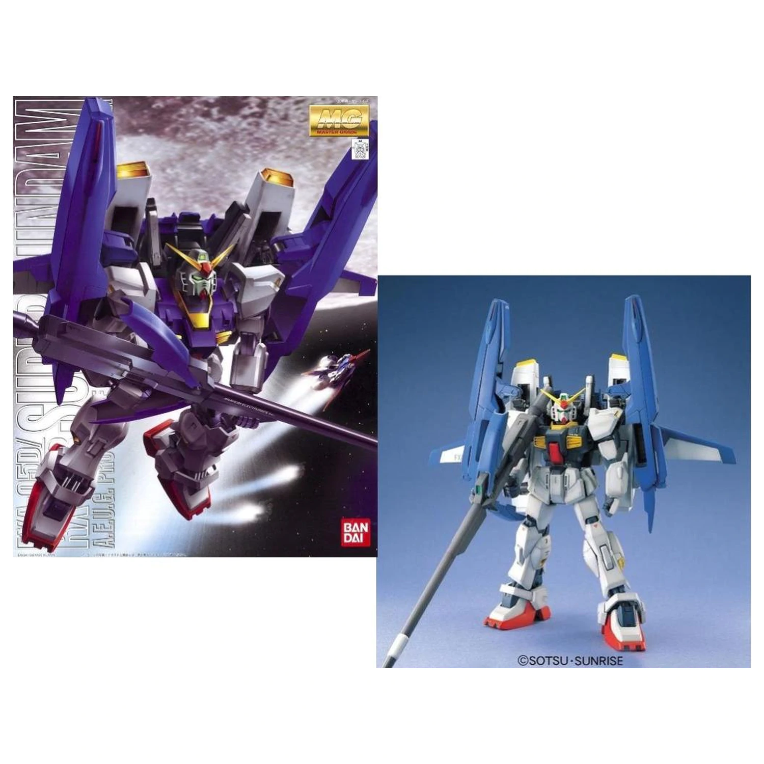 Gundam MG 1/100 Super Gundam modelovacia súprava produktová fotografia