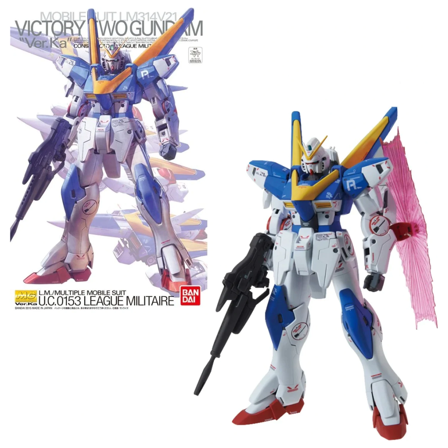 GUNDAM MG 1/100 Victory Two Gundam Ver. Ka Súprava modelu produktová fotografia
