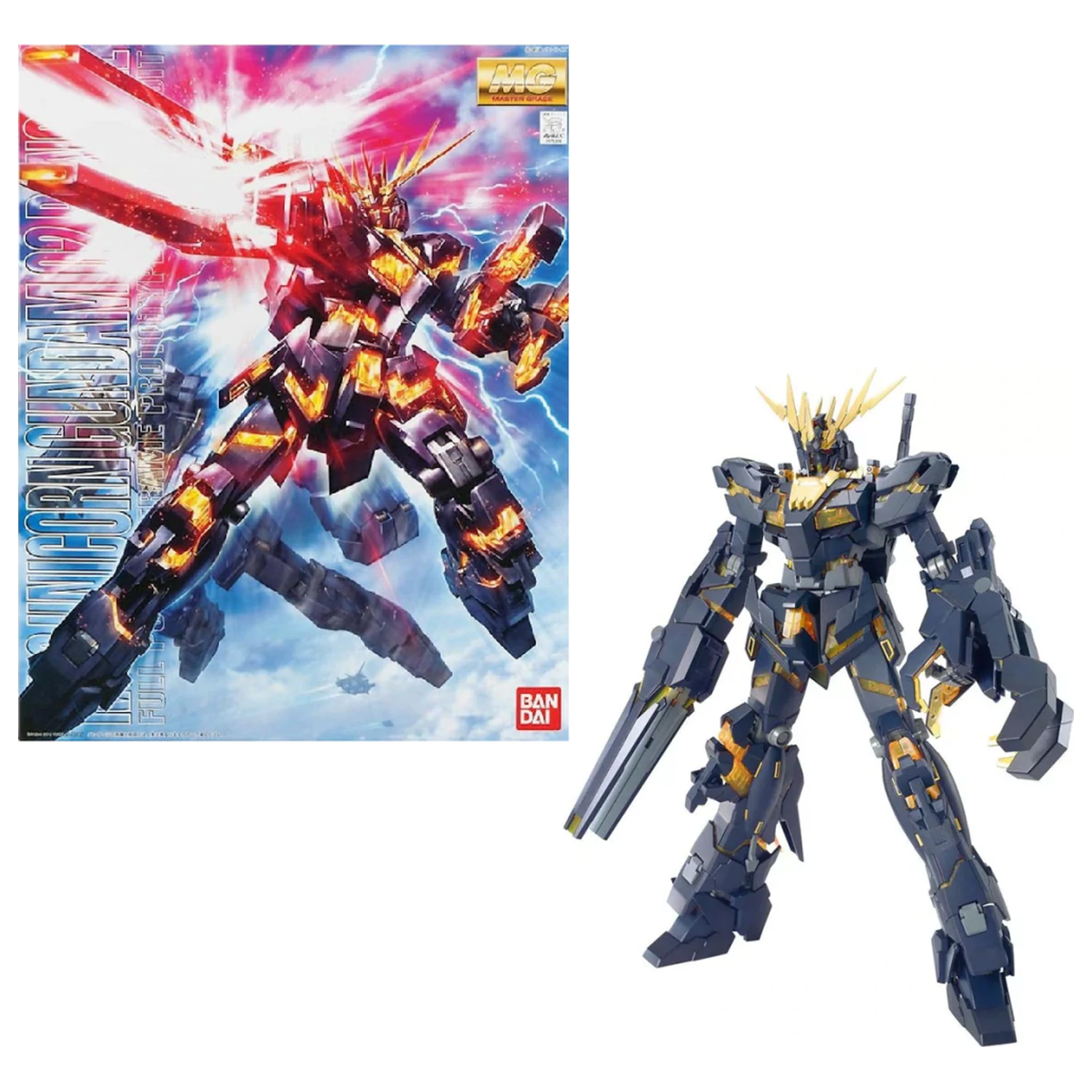 Gundam Model Kit Master Grade Unicorn Gundam 02 Banshee 18 cm produktová fotografia