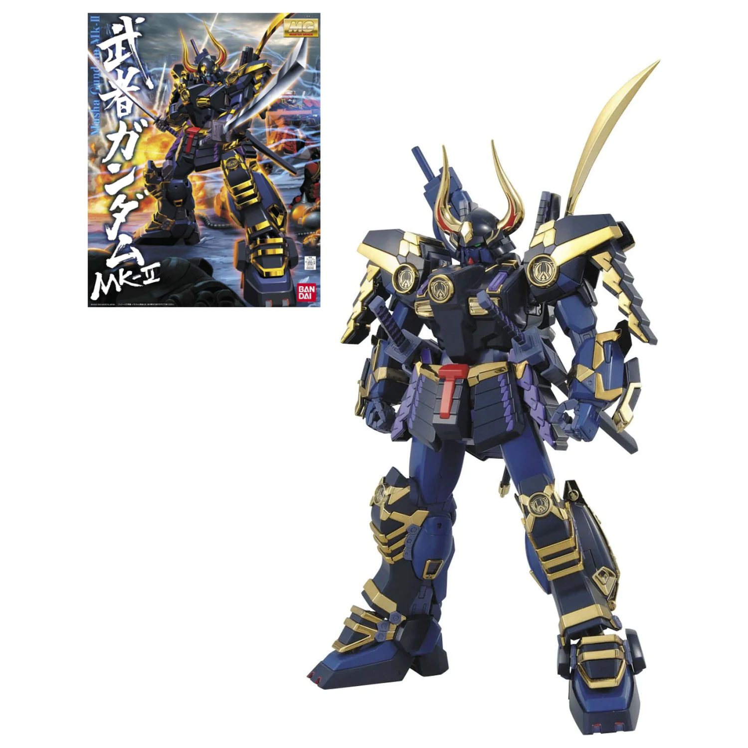 Gundam Model Kit Master Grade Musha Gundam MK-II 18 cm produktová fotografia