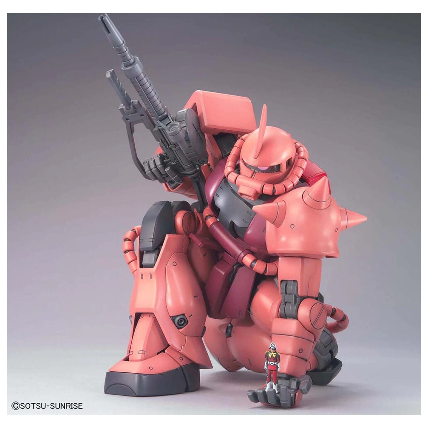 Gundam MS-06S Zaku II Char Aznable Custom Ver. 2.0 Súprava modelu mobilného obleku MG 1/100 produktová fotografia