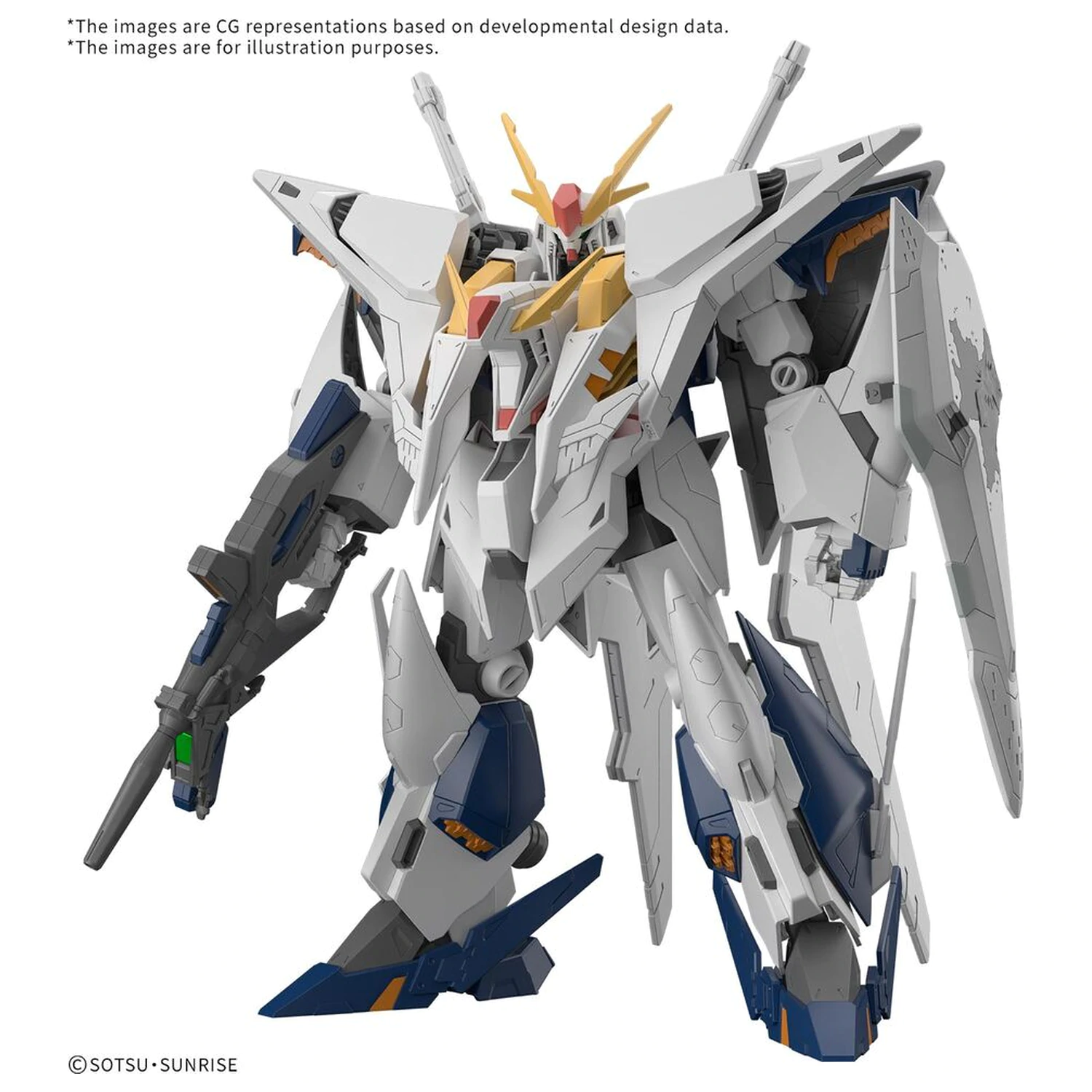 Gundam MSG: Hathaway: The Sorcery of Nymph Circe HG 1/144 XI Gundam Hathaway Nymph modelársky kit produktová fotografia