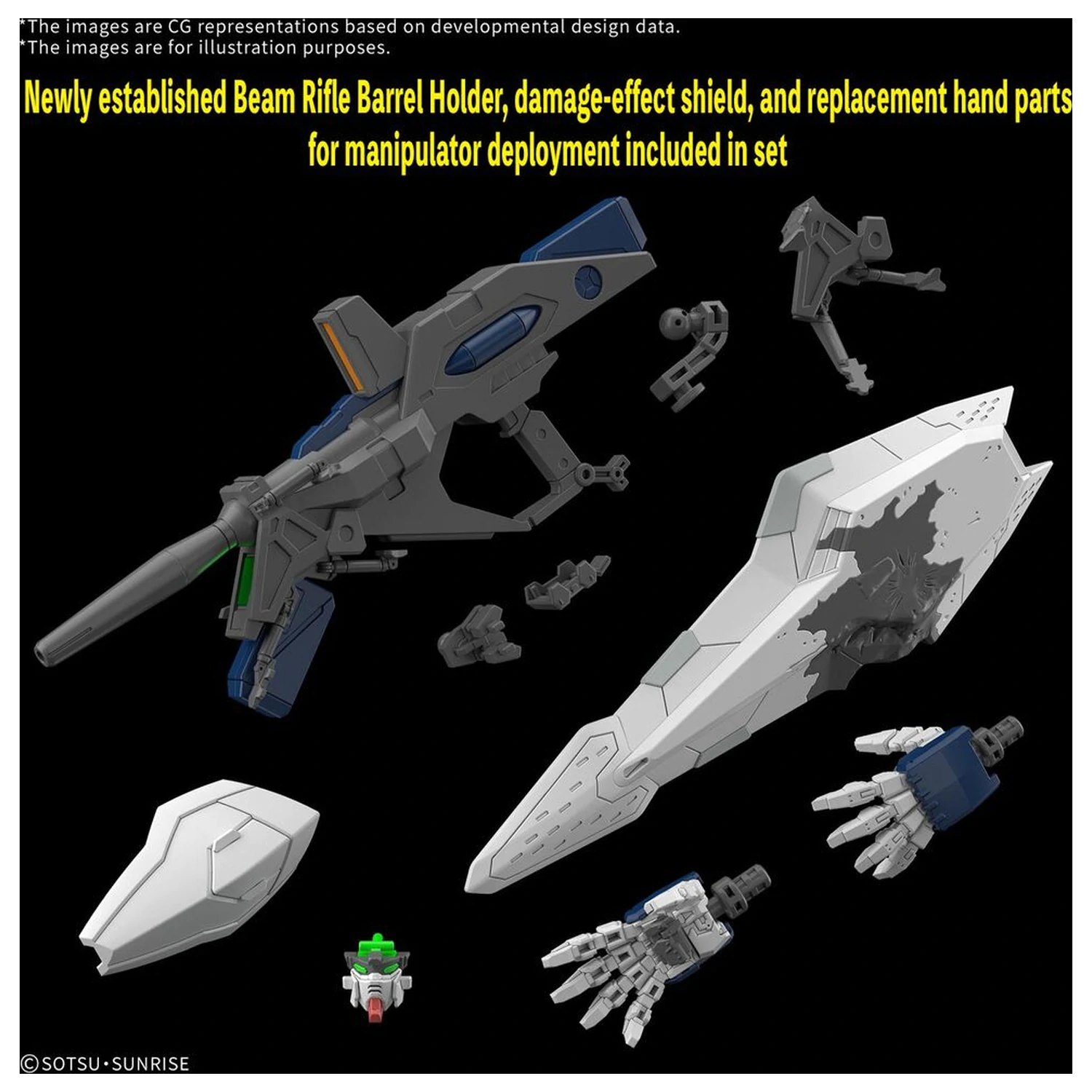 Gundam MSG: Hathaway: The Sorcery of Nymph Circe HG 1/144 XI Gundam Hathaway Nymph modelársky kit produktová fotografia