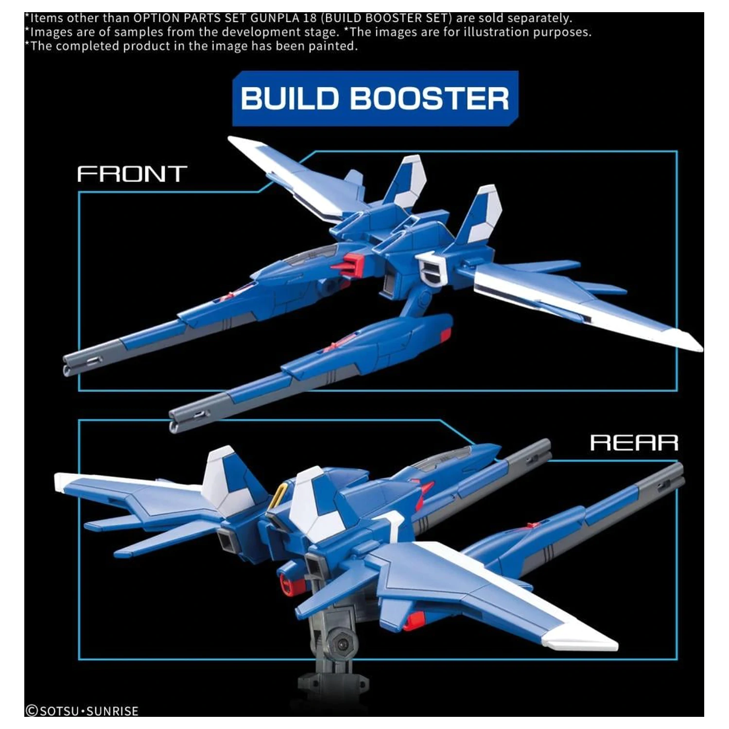 GUNDAM Sada voliteľných dielov Gunpla 18 (Sada Build Booster) Model Kit produktová fotografia