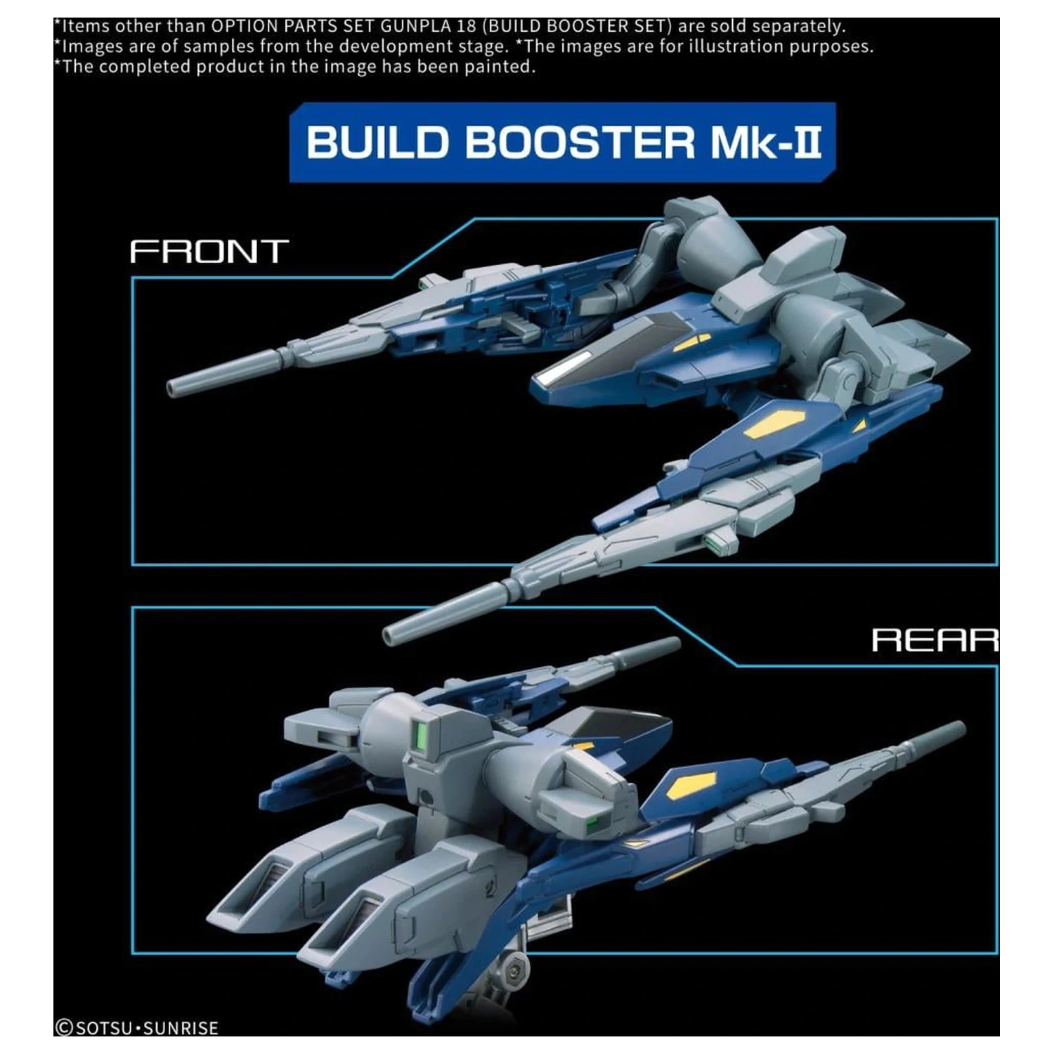 GUNDAM Sada voliteľných dielov Gunpla 18 (Sada Build Booster) Model Kit produktová fotografia
