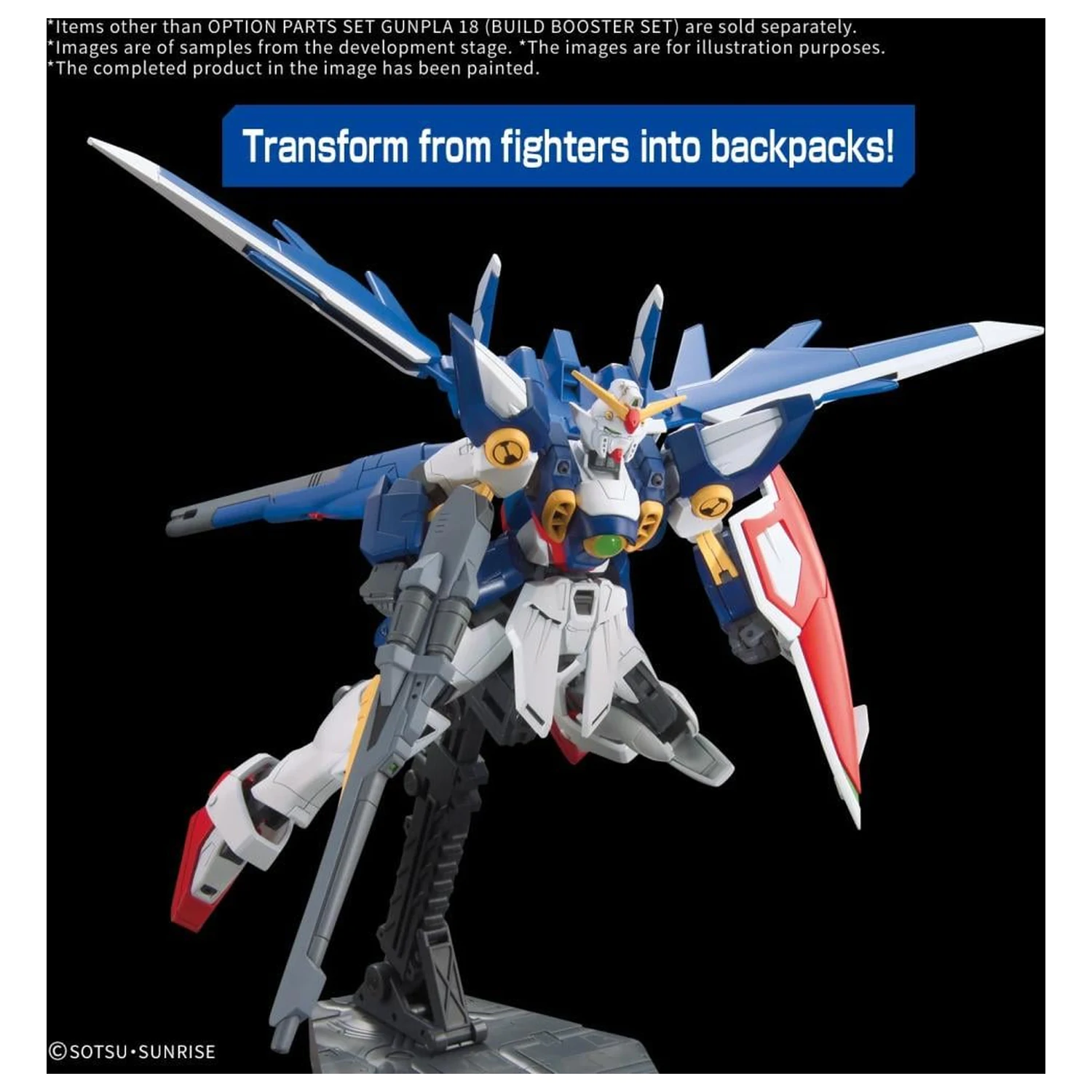 GUNDAM Sada voliteľných dielov Gunpla 18 (Sada Build Booster) Model Kit produktová fotografia