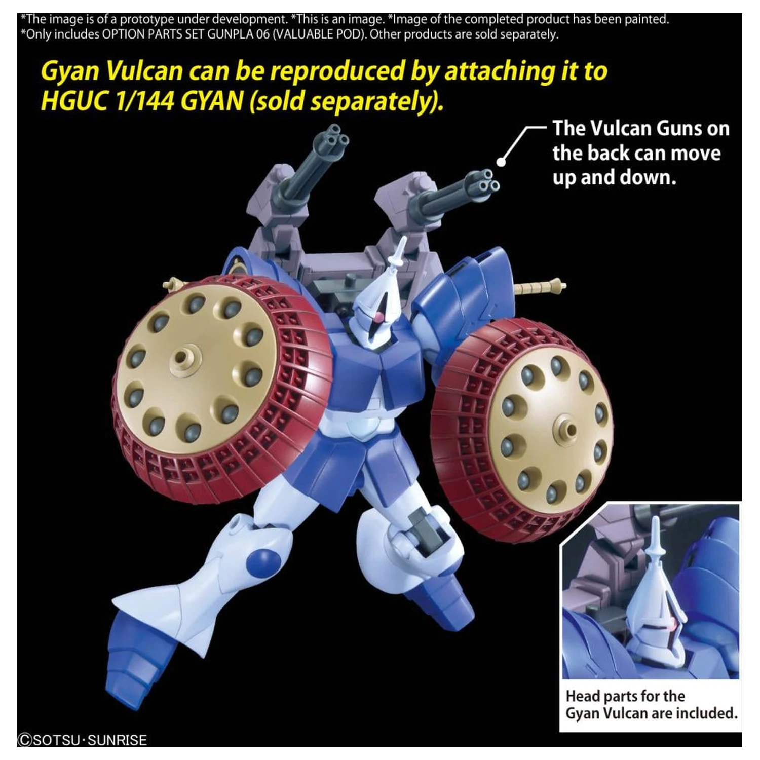 Gundam Option Parts Set Gunpla 06 (Valuable Pod) Model Kit produktová fotografia