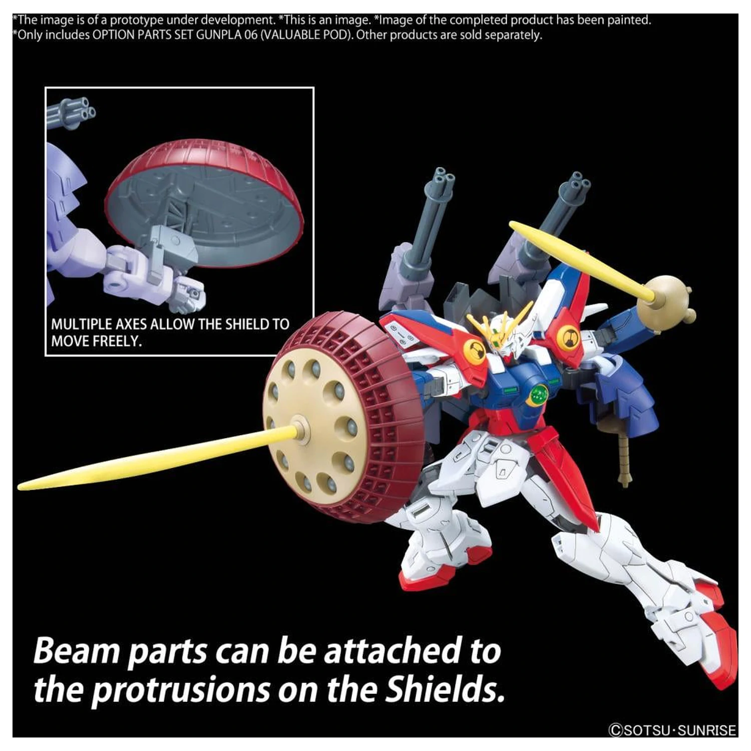 Gundam Option Parts Set Gunpla 06 (Valuable Pod) Model Kit produktová fotografia
