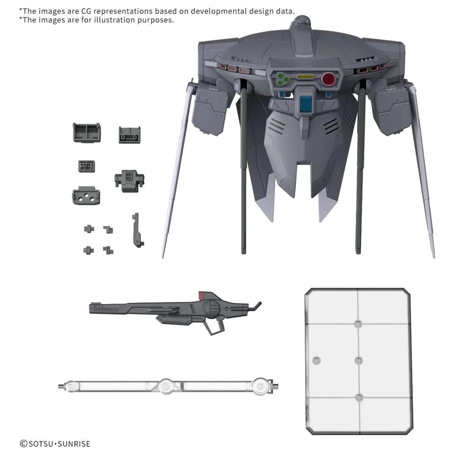 GUNDAM OPTION PARTS SET GUNPLA 15 (Cavalier AiFRiD) Modelárska súprava produktová fotografia
