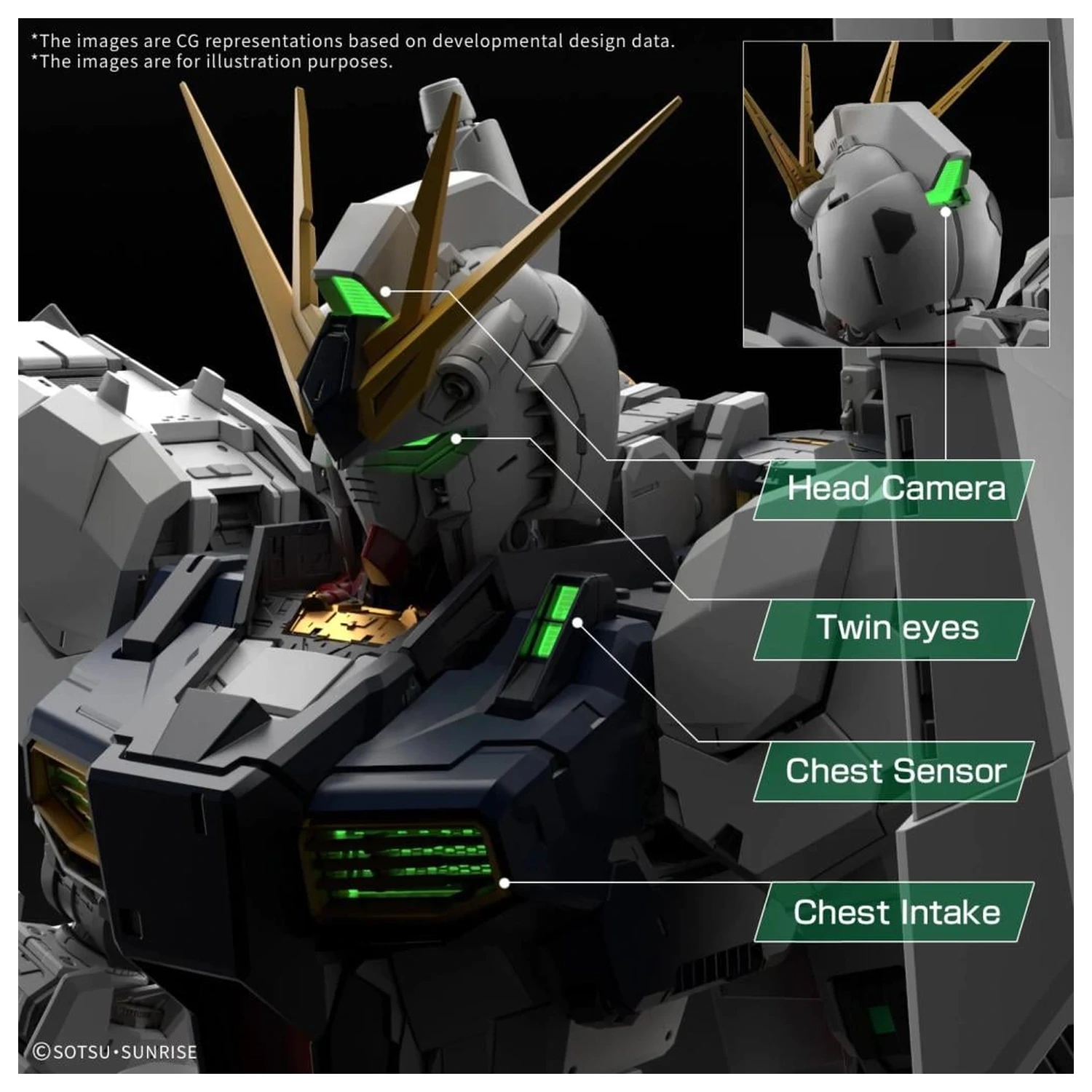 Gundam PG Unleashed 1/60 LED jednotka pre v Gundam Model Kit produktová fotografia
