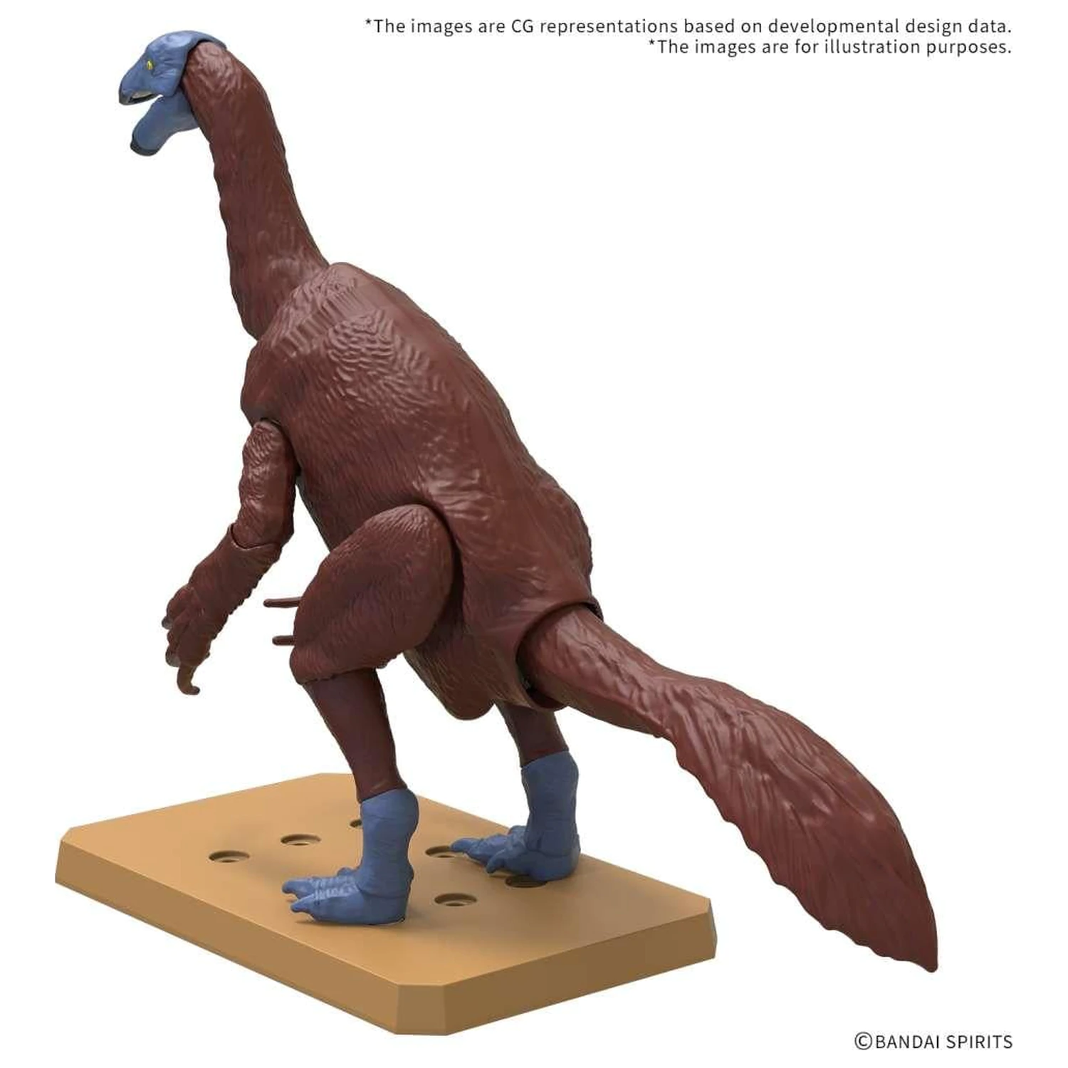 Gundam Plannosaurus Therizinosaurus modelová stavebnica produktová fotografia