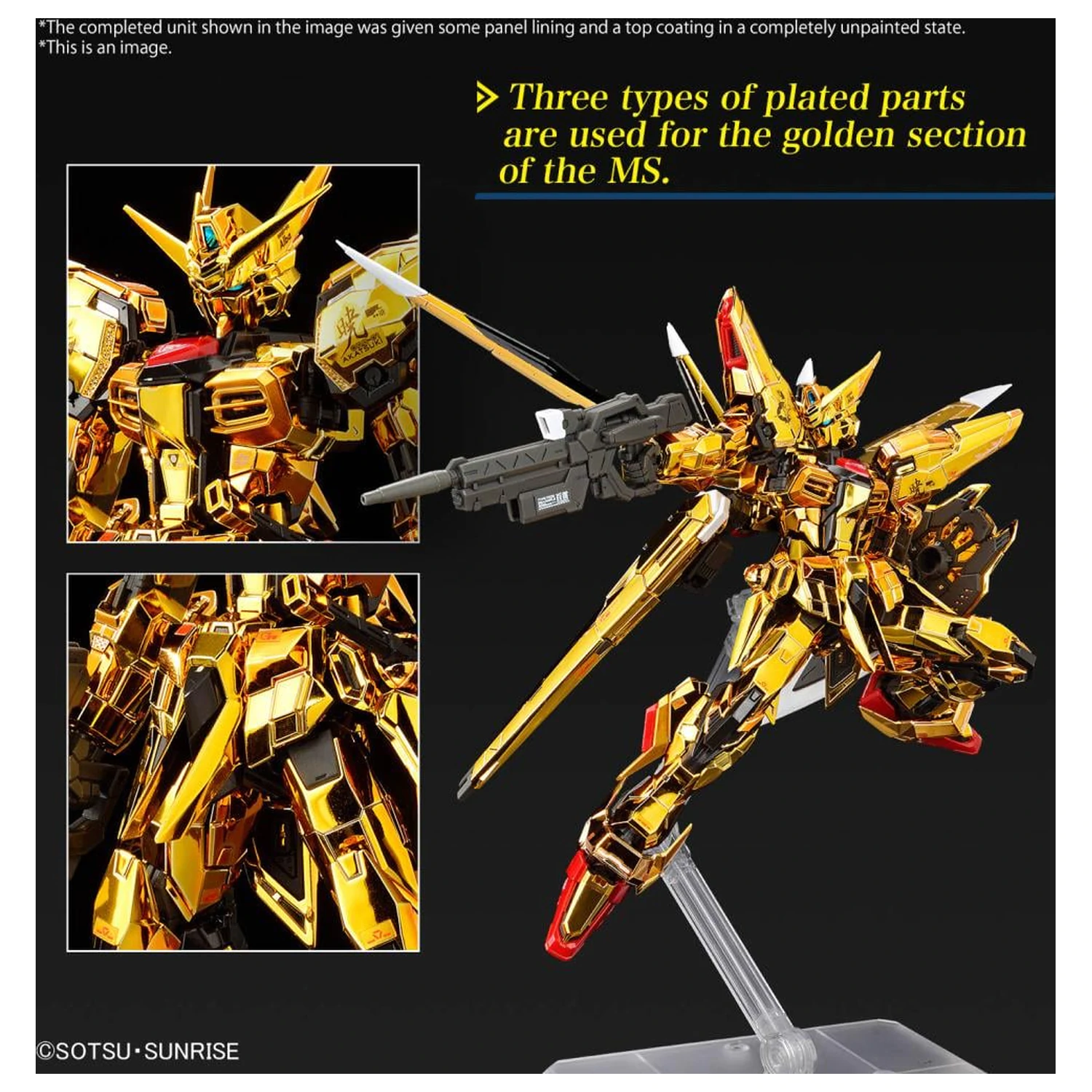 Gundam RG 1/144 Akatsuki Gundam Oowashi Unit stavebnica modelu produktová fotografia